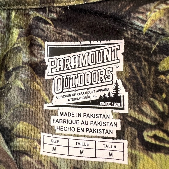 Paramount Outdoors Men's Adult Sz Med Tee Shirt T Regular Athletic Casual Short - Picture 8 of 8